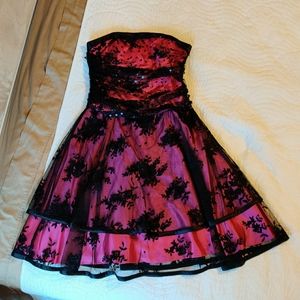 Goth Lace Prom Dress Size 5